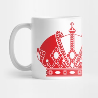 Imperial Crown (red and white) Mug